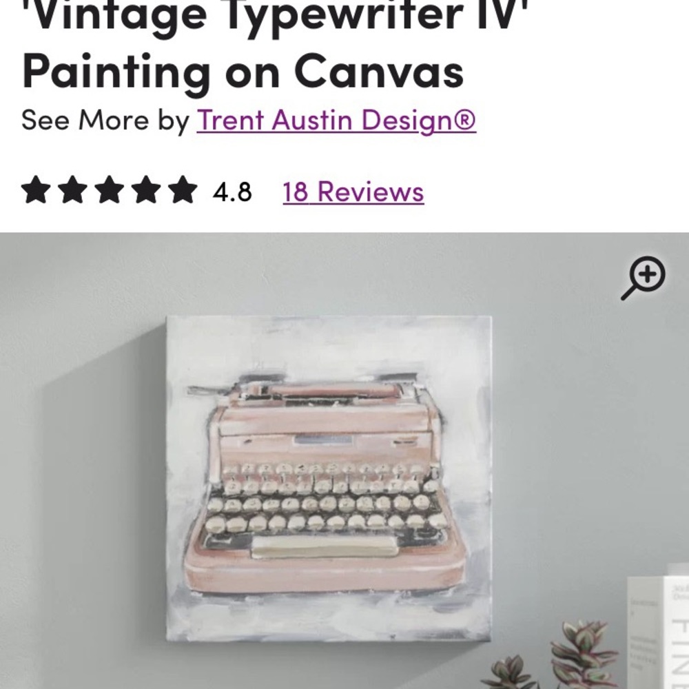Typewriter paining